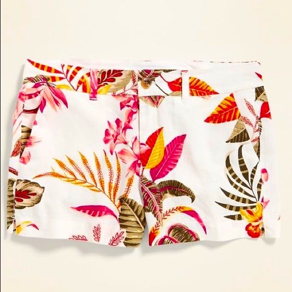 Old Navy Pants - NWT Old Navy Floral Linen Everyay Short | 16